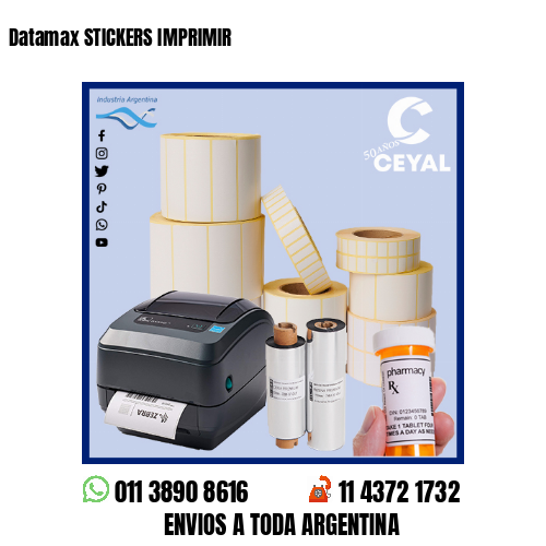 Datamax STICKERS IMPRIMIR