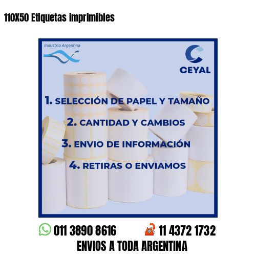 110X50 Etiquetas imprimibles