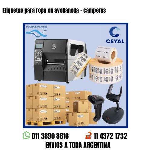 Etiquetas para ropa en avellaneda – camperas