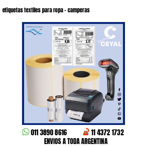 etiquetas textiles para ropa – camperas