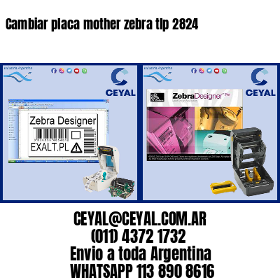 Cambiar placa mother zebra tlp 2824