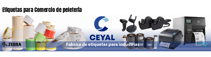 Etiquetas para Comercio de peletería