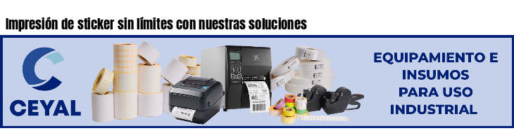 Impresión de sticker sin límites con nuestras soluciones