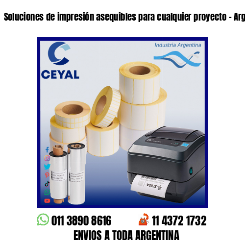Soluciones de impresión asequibles para cualquier proyecto – Argentina