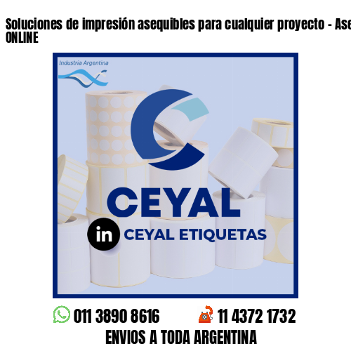 Soluciones de impresión asequibles para cualquier proyecto - Asesoramiento ONLINE