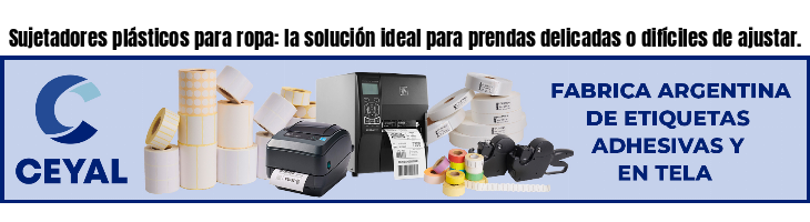 Sujetadores plásticos para ropa: la solución ideal para prendas delicadas o difíciles de ajustar.