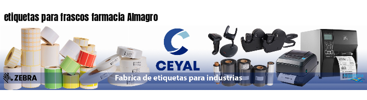 etiquetas para frascos farmacia Almagro