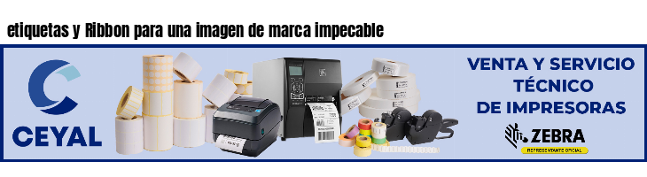 etiquetas y Ribbon para una imagen de marca impecable   