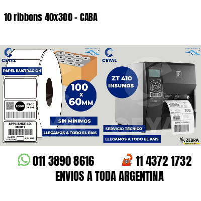10 ribbons 40x300 - CABA