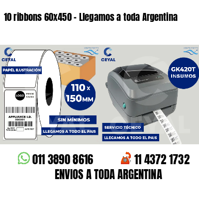 10 ribbons 60x450 - Llegamos a toda Argentina
