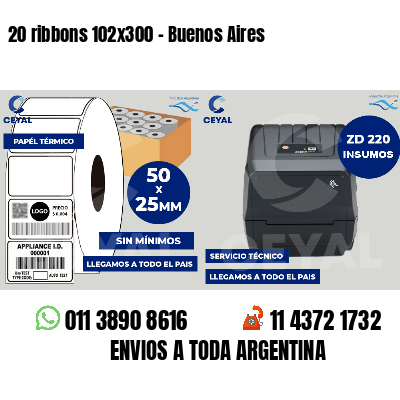 20 ribbons 102x300 - Buenos Aires
