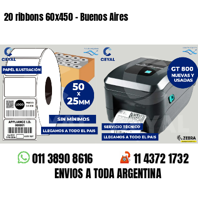 20 ribbons 60x450 - Buenos Aires