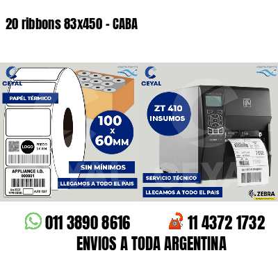 20 ribbons 83x450 - CABA