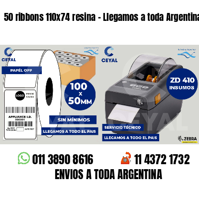 50 ribbons 110x74 resina - Llegamos a toda Argentina