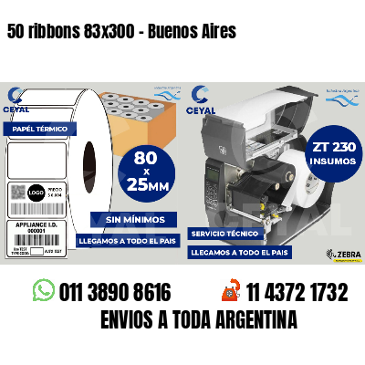 50 ribbons 83x300 - Buenos Aires