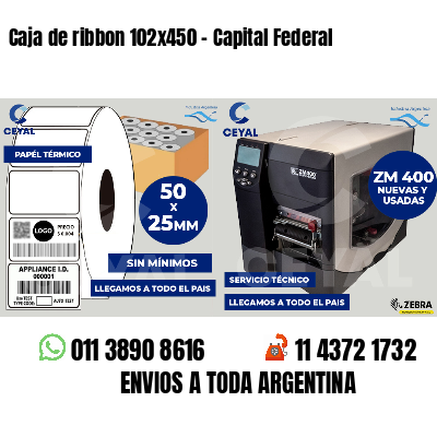 Caja de ribbon 102x450 - Capital Federal