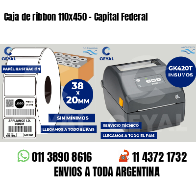 Caja de ribbon 110x450 - Capital Federal