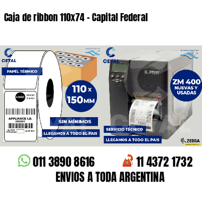 Caja de ribbon 110x74 - Capital Federal