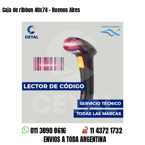 Caja de ribbon 40x74 - Buenos Aires