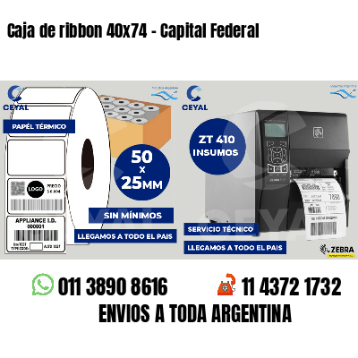 Caja de ribbon 40x74 - Capital Federal