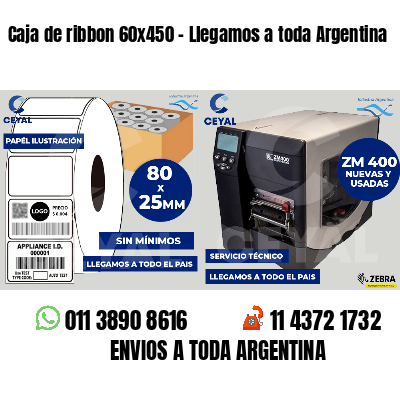 Caja de ribbon 60x450 - Llegamos a toda Argentina
