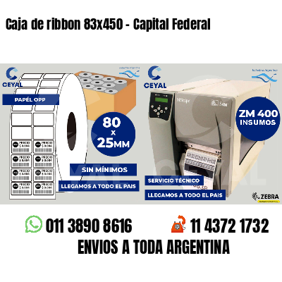 Caja de ribbon 83x450 - Capital Federal