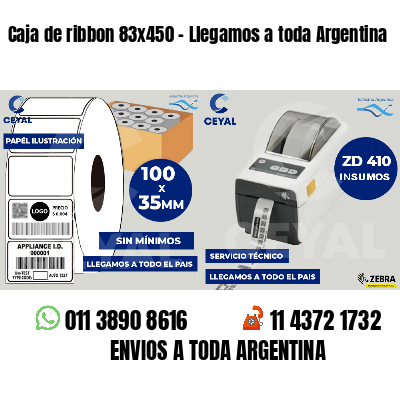 Caja de ribbon 83x450 - Llegamos a toda Argentina