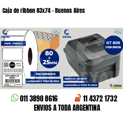 Caja de ribbon 83x74 - Buenos Aires