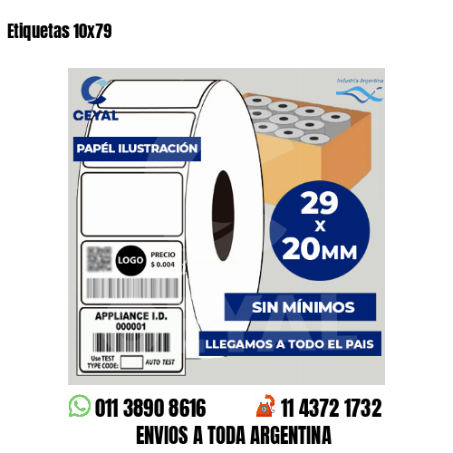 Etiquetas 10×79