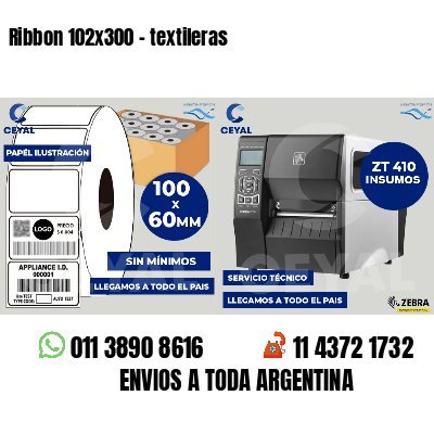 Ribbon 102x300 - textileras