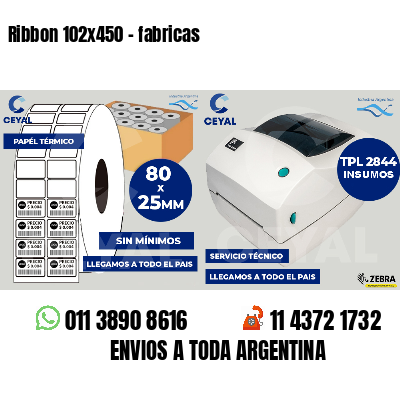 Ribbon 102x450 - fabricas