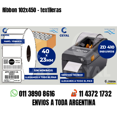 Ribbon 102x450 - textileras