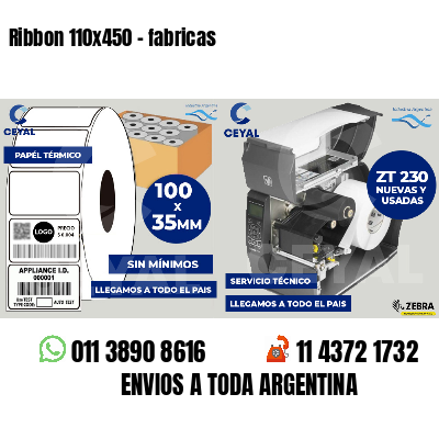 Ribbon 110x450 - fabricas