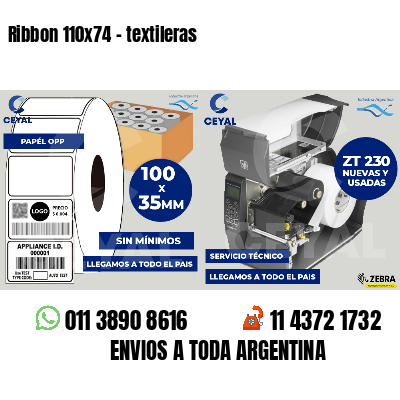 Ribbon 110x74 - textileras