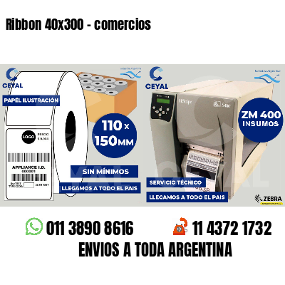 Ribbon 40x300 - comercios