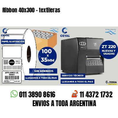 Ribbon 40x300 - textileras