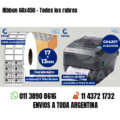 Ribbon 60x450 - Todos los rubros