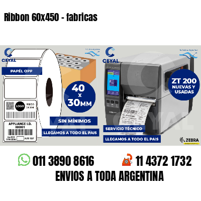 Ribbon 60x450 - fabricas