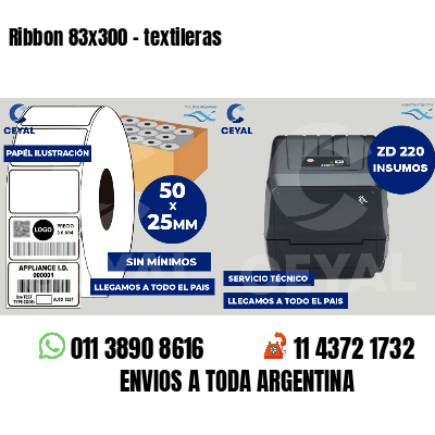 Ribbon 83x300 - textileras