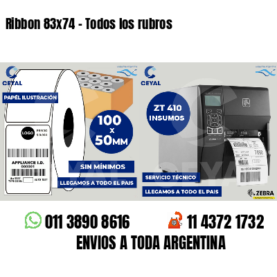 Ribbon 83x74 - Todos los rubros