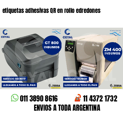 etiquetas adhesivas QR en rollo edredones