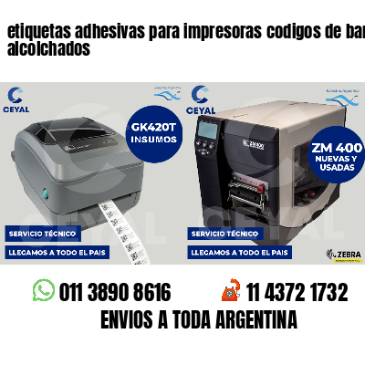 etiquetas adhesivas para impresoras codigos de barras alcolchados