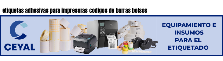 etiquetas adhesivas para impresoras codigos de barras bolsos
