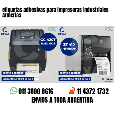 etiquetas adhesivas para impresoras industriales Armerías