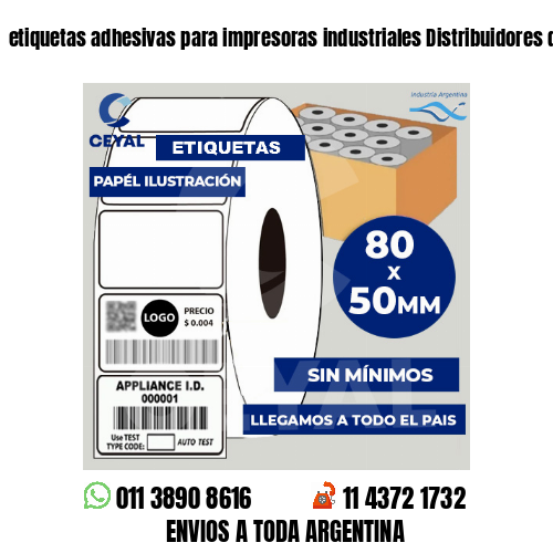 etiquetas adhesivas para impresoras industriales Distribuidores de juguetes