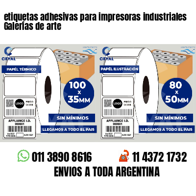 etiquetas adhesivas para impresoras industriales Galerías de arte