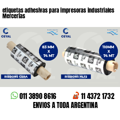 etiquetas adhesivas para impresoras industriales Mercerías