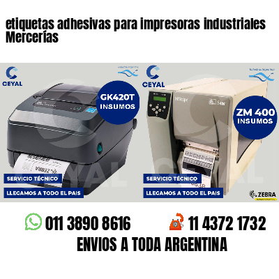 etiquetas adhesivas para impresoras industriales Mercerías