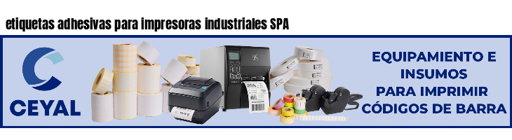 etiquetas adhesivas para impresoras industriales SPA
