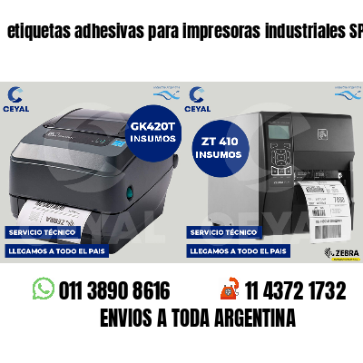 etiquetas adhesivas para impresoras industriales SPA